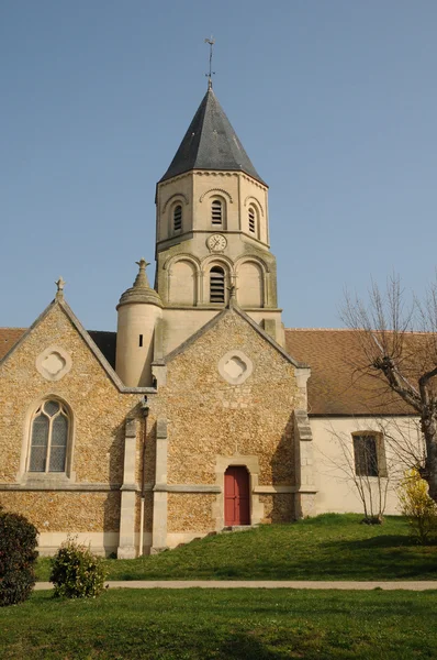 Frankrike, kyrkan saint martin la garenne i les yvelines — Stockfoto