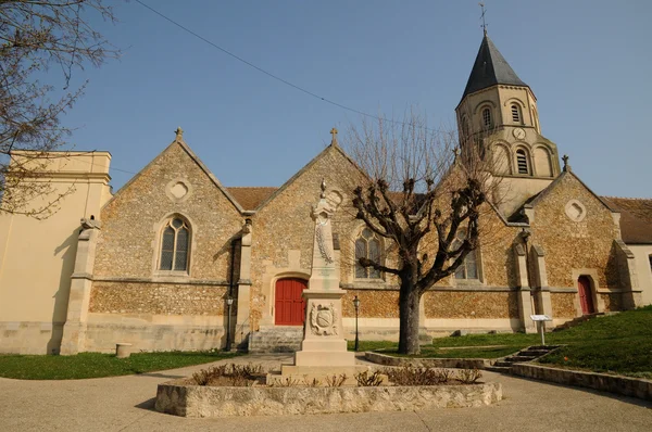 Frankrijk, kerk van saint-martin-la-garenne in les-yvelines — Stockfoto