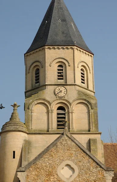 França, igreja de Saint Martin la Garenne em Les Yvelines — Fotografia de Stock