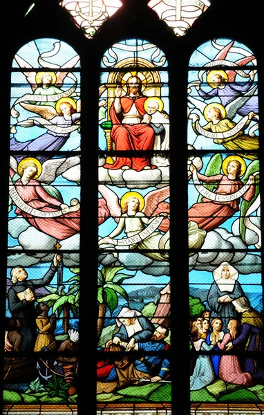 França, igreja de Magny en Vexin in Val d Oise — Fotografia de Stock