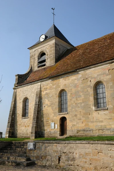 Франція, класична церкви сажі в Val d Уаза — стокове фото
