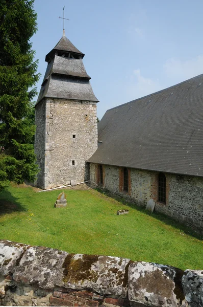 Historický kostel rosay sur lieure v oblasti eure — Stock fotografie