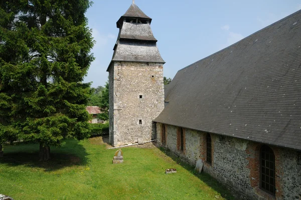 A igreja histórica de Rosay sur lieure em Eure — Fotografia de Stock