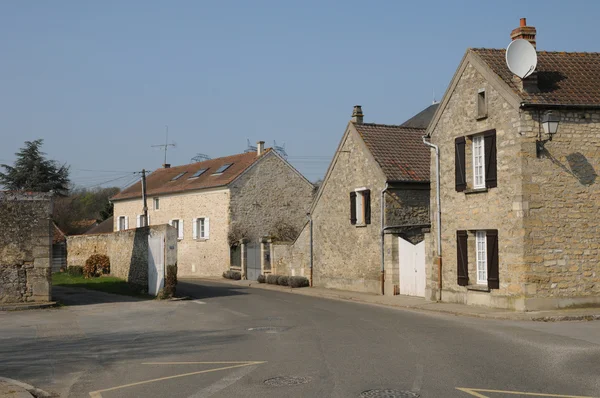 França, a aldeia de Sagy em Val d Oise — Fotografia de Stock