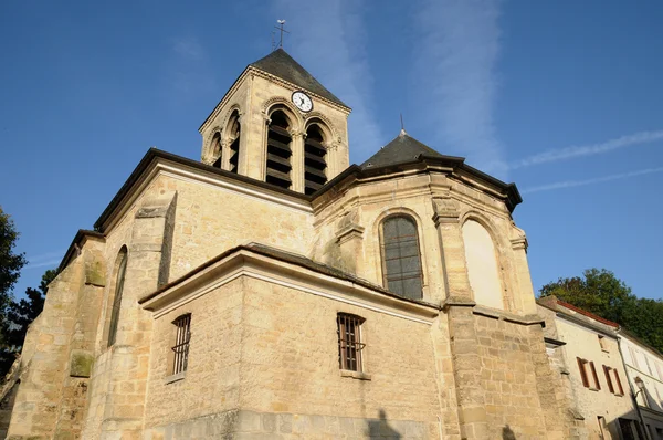Frankreich, die Kirche von oinville sur montcient — Stockfoto