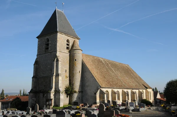 Frankrike, saint remy kyrkan i marcq — Stockfoto