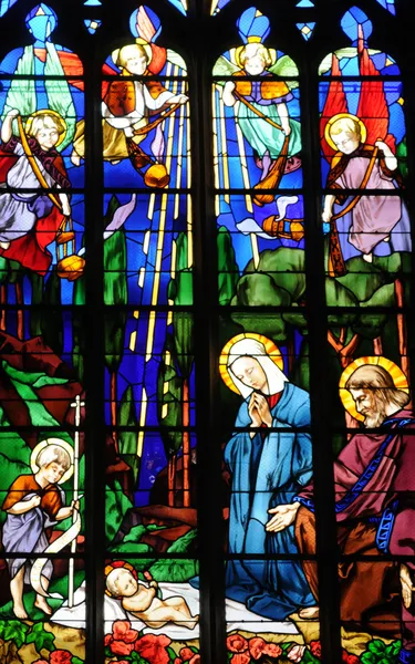 Iglesia de Saint Jean du Baly en Lannion — Foto de Stock