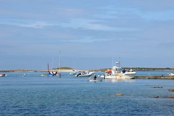 Paisagem de l Ile Grande na Bretanha — Fotografia de Stock