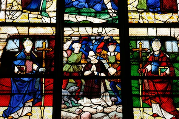 Saint sulpice εκκλησία της nogent le roi σε eure et loir — Φωτογραφία Αρχείου