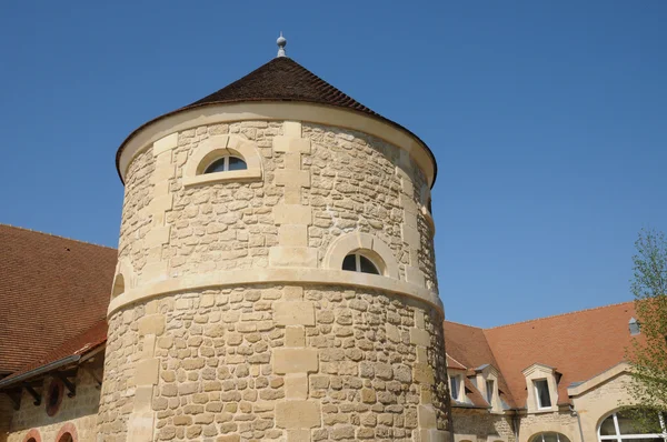 França, pombo casa de Neuville sur Oise castelo — Fotografia de Stock