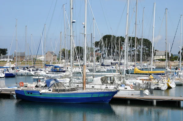 Bretagne, de haven van perros guirec — Stockfoto