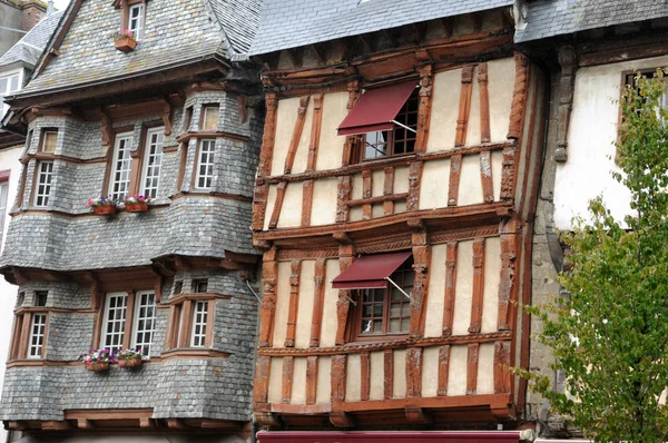 Pintoresco casco antiguo de Lannion — Foto de Stock