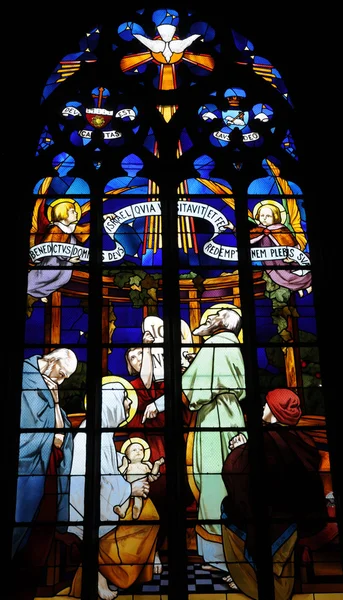 Iglesia de Saint Jean du Baly en Lannion — Foto de Stock