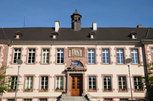 Haut Rhin, il municipio di Thann — Foto Stock