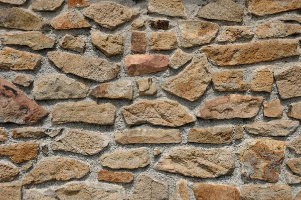 Övergripande bild av en gammal stenmur — Stockfoto