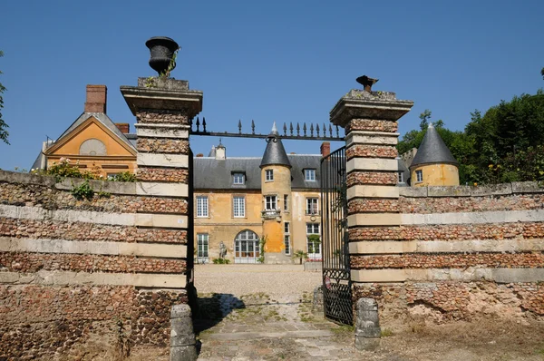 Fransa, şehrin vaux sur Seine les yvelines içinde — Stok fotoğraf