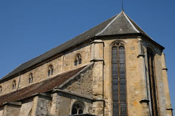 Франція, церква Mezy в Les Івлін — стокове фото