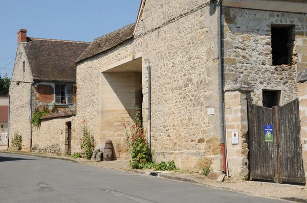 Frankreich, das alte Dorf desericourt — Stockfoto