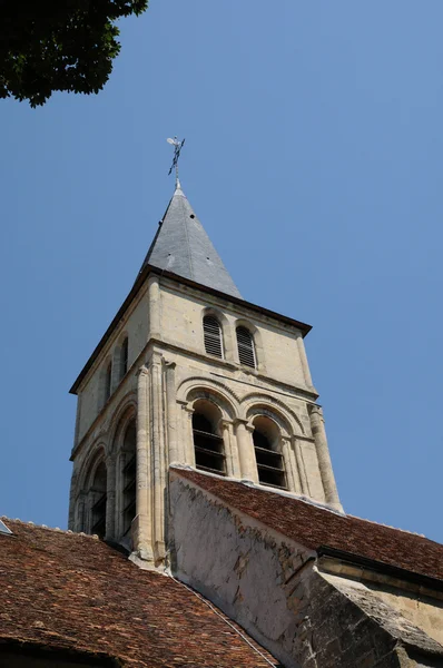 Frankreich, die gotische Kirche von Dericourt — Stockfoto