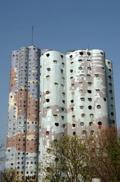 Frankrijk, moderne gebouw in de pablo picasso Kanton-nanterr — Stockfoto