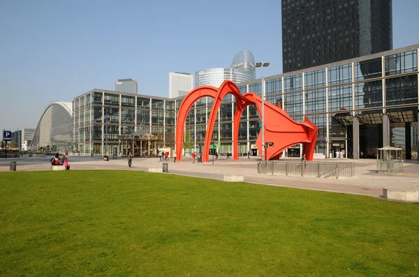 Francia, edificio moderno en el barrio de La Defense — Foto de Stock