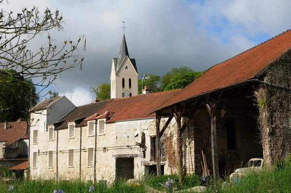 França, a aldeia de Sailly em Yvelines — Fotografia de Stock