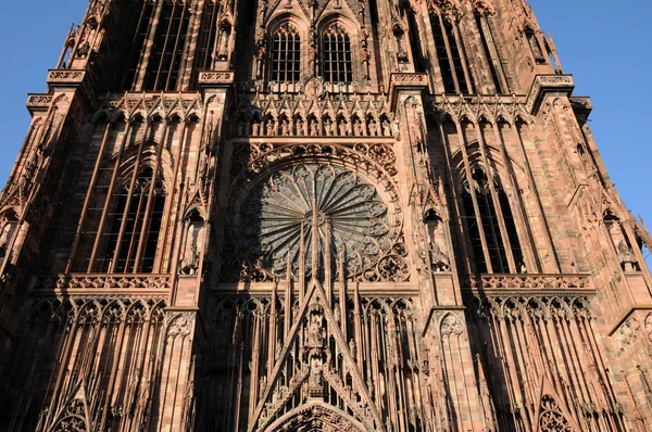 The cathedral of Strasbourg in Alsace — Stock Photo, Image