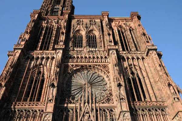 The cathedral of Strasbourg in Alsace — Stock Photo, Image