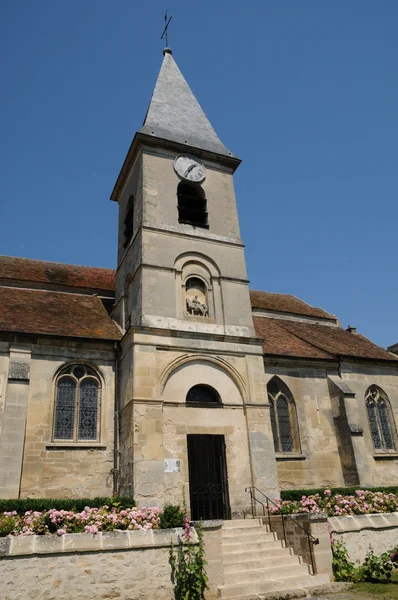 Frankrike, saint martin-kyrkan av commeny — Stockfoto