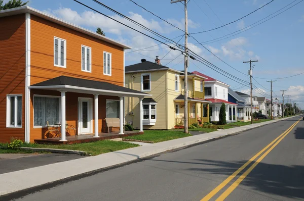 Quebec, el pequeño pueblo de San Bruno — Foto de Stock