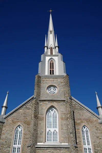 Quebec, historický kostel riviere du loup — Stock fotografie