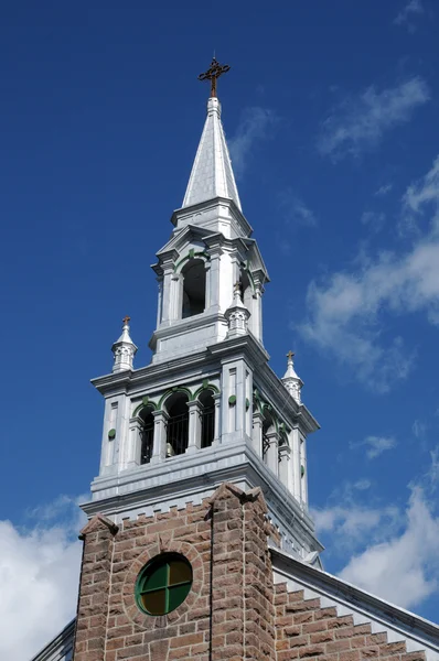 Quebec, the historical church of Saint Ambroise — Stock Photo, Image