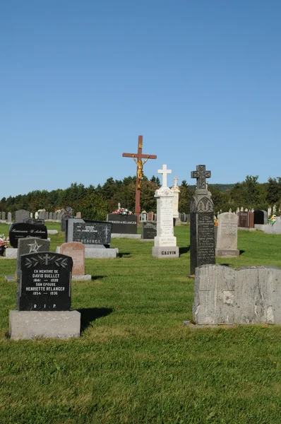 Квебек, кладбище Святого Симона — стоковое фото