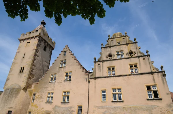 Byn rouffach i alsace — Stockfoto