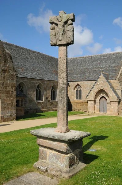 Bretagne, a igreja de Sainte Anne em Tregastel — Fotografia de Stock