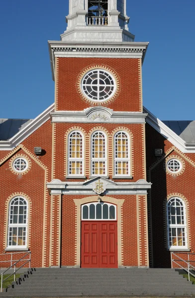 Quebec, historický kostel svatého fabien — Stock fotografie