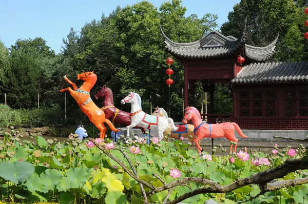 Der botanische Garten von Montreal — Stockfoto