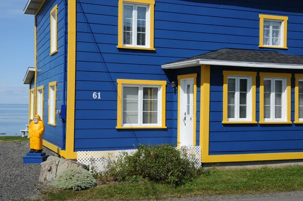 Quebec, villaggio di Baie des sables — Foto Stock