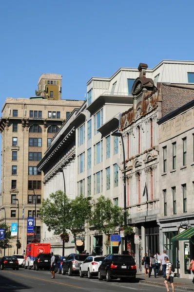 Quebec, oude gebouw in montreal — Stockfoto