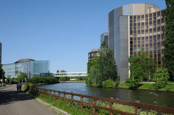 El distrito del Parlamento Europeo de Estrasburgo — Foto de Stock