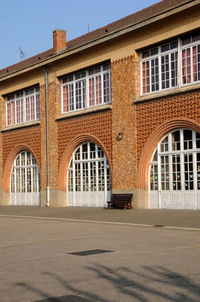 Fransa, les mureaux roux calmette okulda — Stok fotoğraf