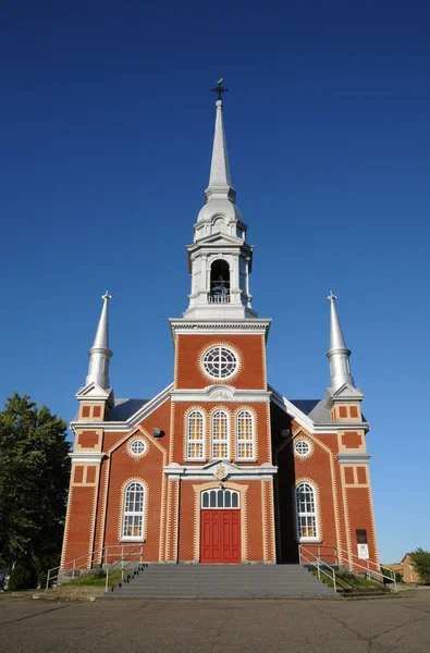 Quebec, de historische kerk van Sint fabien — Stockfoto