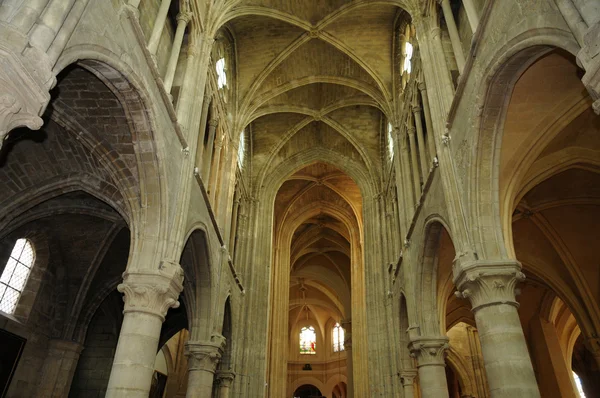 France, the church Saint Martin of Triel sur Seine — Stock Photo, Image