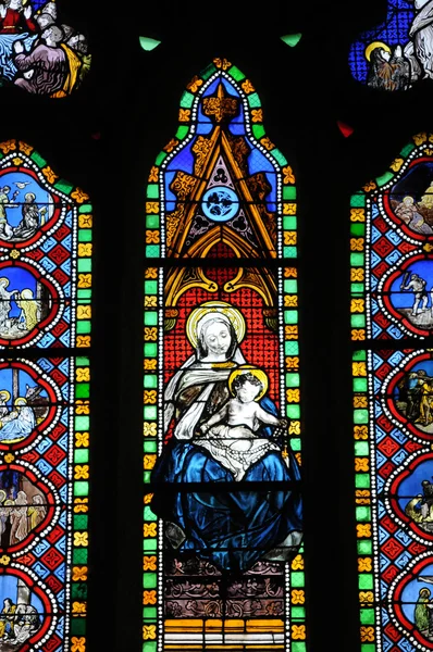 Bretagne, Sainte Annen kirkko Tregastelissa — kuvapankkivalokuva