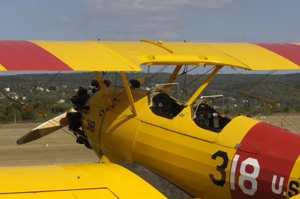 Storico vecchio aereo in Francia — Foto Stock