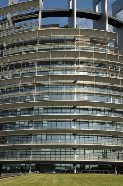 Elzas, het Europees Parlement van Straatsburg — Stockfoto