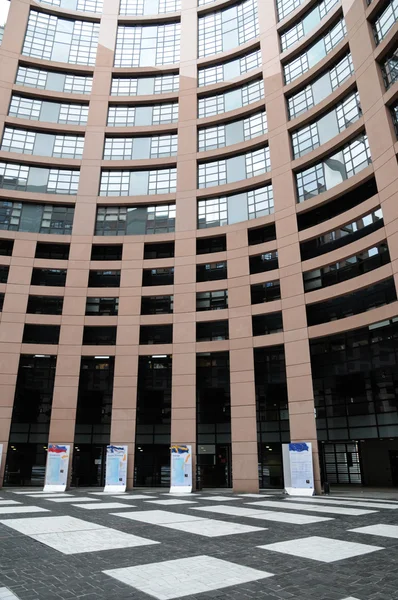 Elzas, het Europees Parlement van Straatsburg — Stockfoto