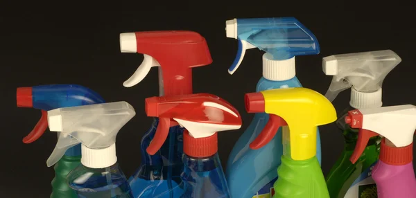 Bottles of detergent — Stock Photo, Image