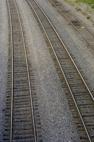 Gamla järnvägar i landet — Stockfoto