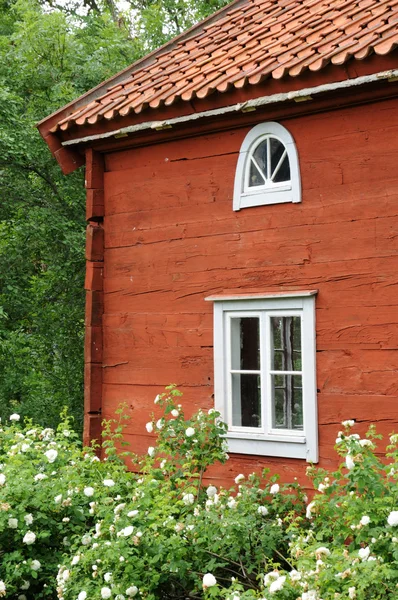 Schweden, traditionelles landwirtschaftliches Dorfmuseum von himmelsberga — Stockfoto